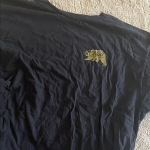 O'Neill Men's Navy T-Shirt with Gold Logo